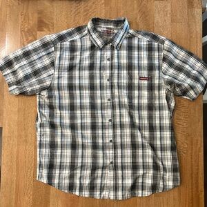 Wolverine Men's Plaid Button Down Shirt